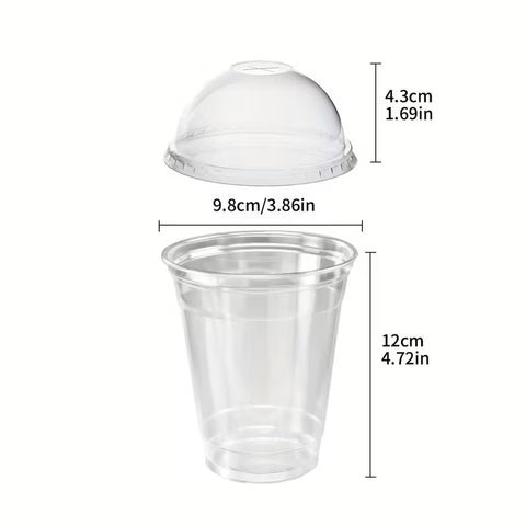 6.5" Seedling Plant Cup with Propagation Dome | 10 Pack