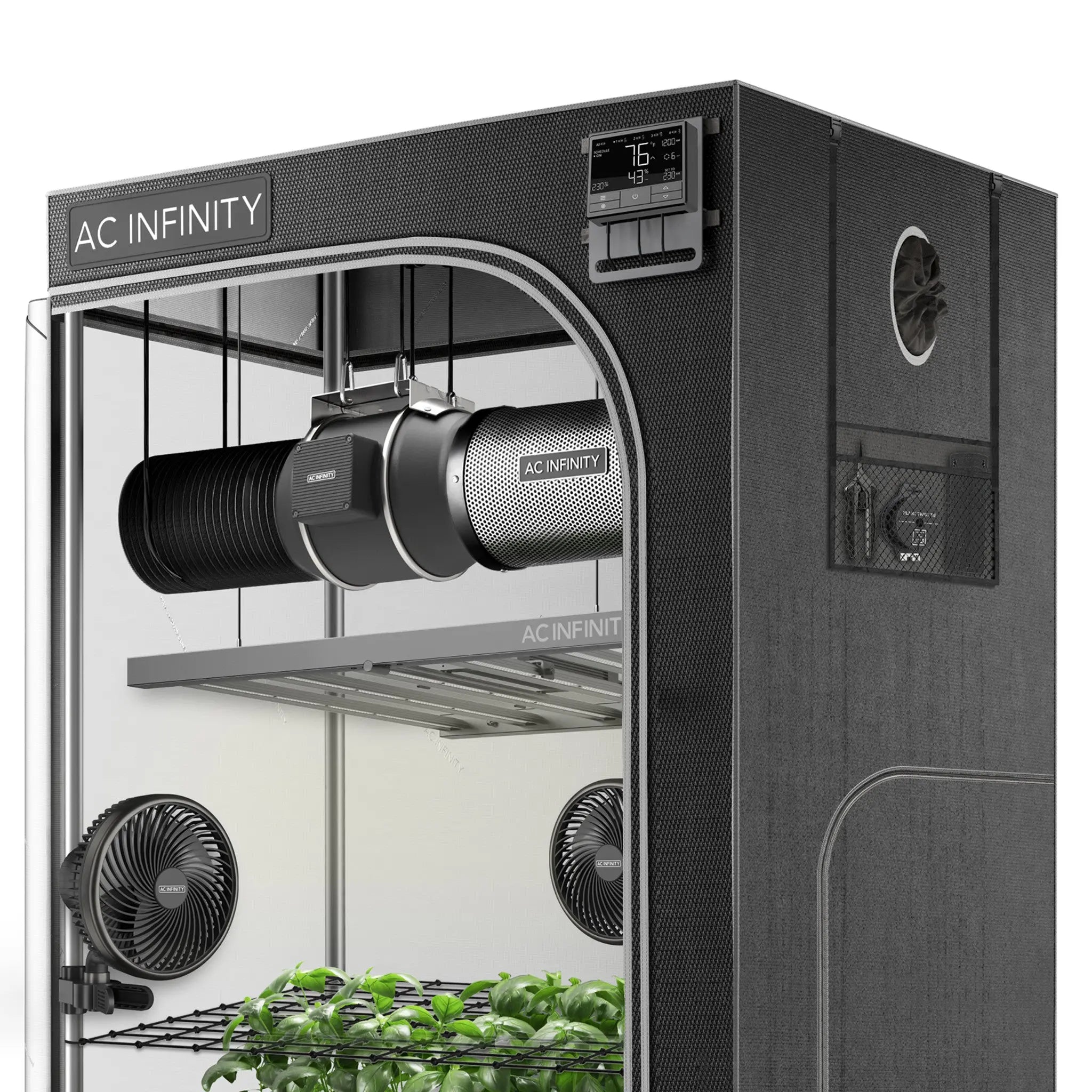 AC Infinity Advance Grow Tent System 5' x 5' 6-Plant – GARDEN SUPPLY GUYS
