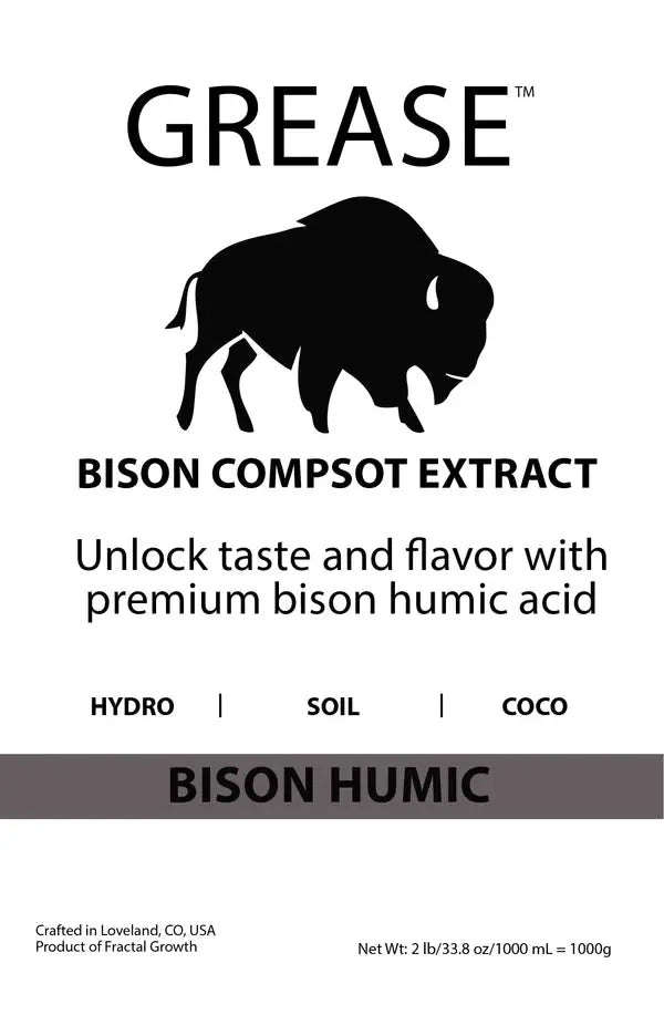 GREASE Bison Extract Liquid Compost Tea (HUMIC ACIDS)