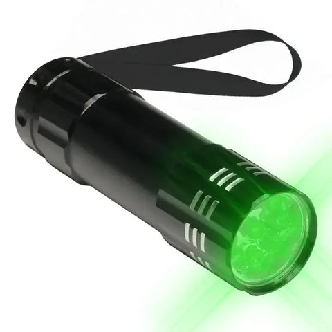 Green LED Grow Room Flashlight / Nightlight