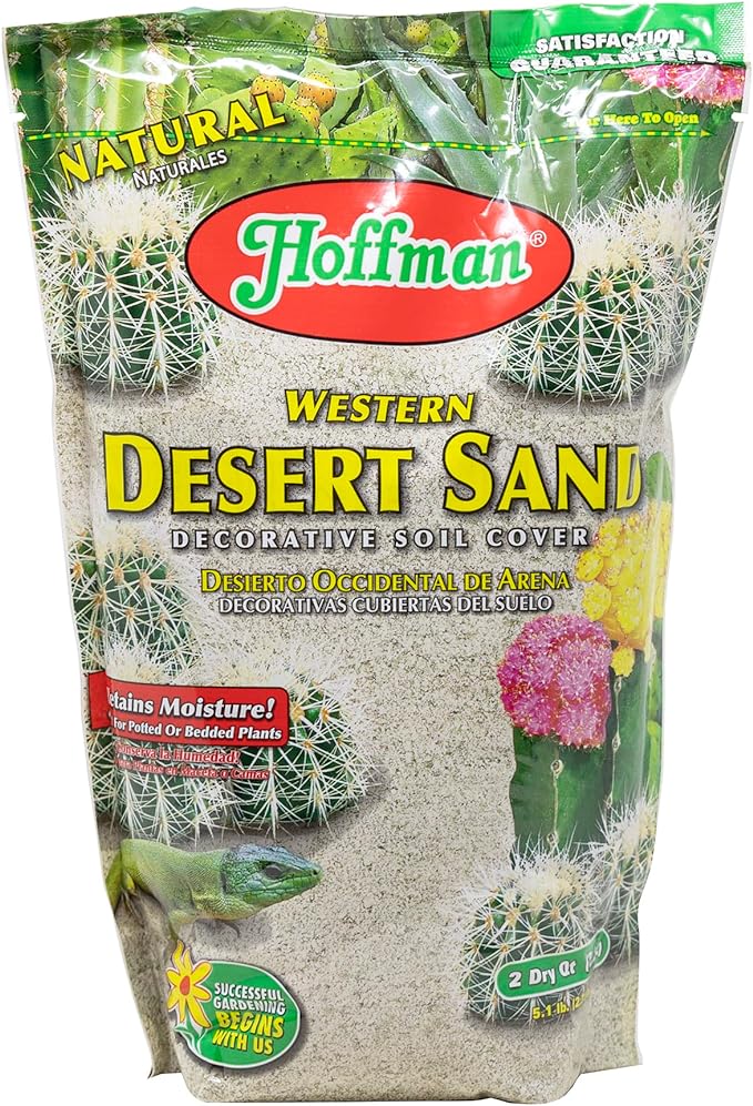 potted plant dirt cover Hoffman 2 Qt. Desert Sand