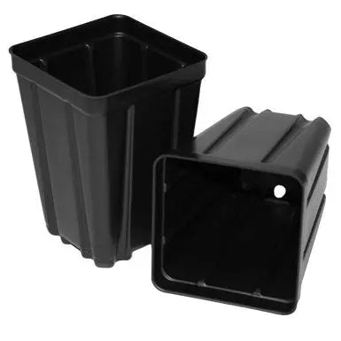 T.O. Plastics Deep Square Pot, 3.52in L x 3.52in W x 5.00in H