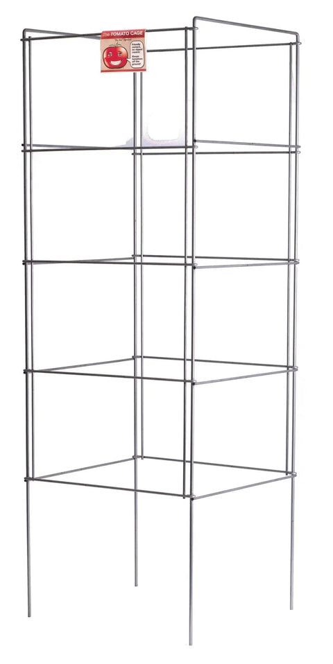 Tomato Cage Heavy Duty Square Foldable, 48" x 13" x 13.25"