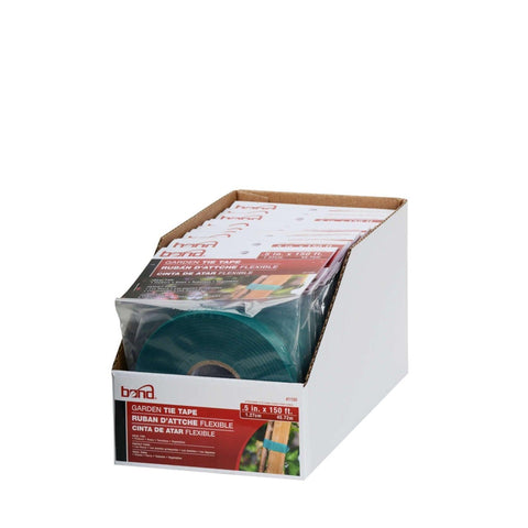 Bond 1150PDQ green garden tie tape, 1/2 inch x 150 feet, gallery image 1
