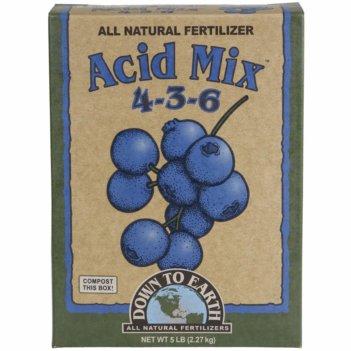 Down To Earth Acid Mix, 5 lb Down To Earth