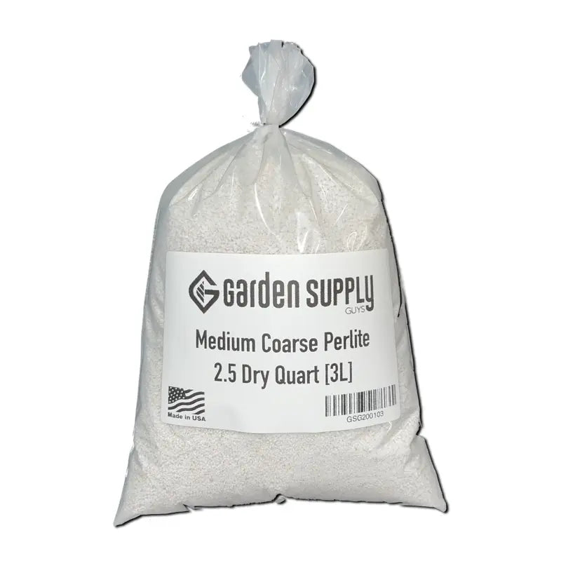 Expanded Horticultural Grade Medium Perlite, 2.5 Dry Qt GardenSupplyGuys