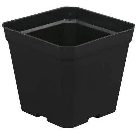 Gro Pro Black Plastic Pot 4 x 4 x 3.5 in