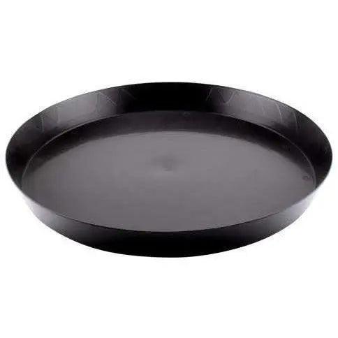 metal planter saucer Gro Pro Heavy Duty Black Saucer