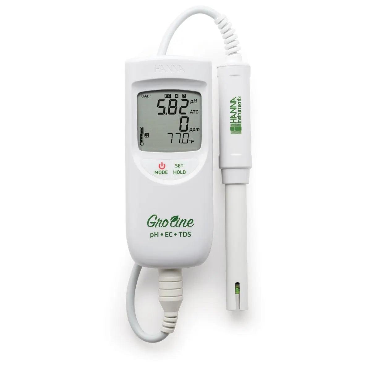Hanna ページ HANNA GroLine Hydroponic Waterproof pH/EC/TDS/Temperature – GARDEN