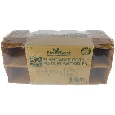 biodegradable coir plant pots Planters Pride Square Fiber Grow Strip Refill