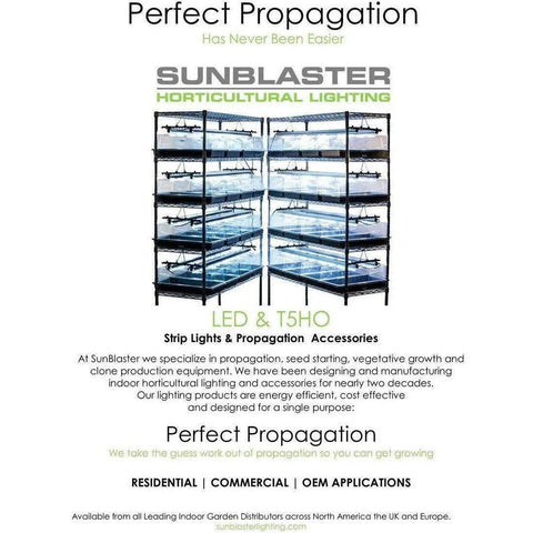 SunBlaster NanoTech T5 HO 21 Lamp with NanoTech Reflector, 2' Sun Blaster