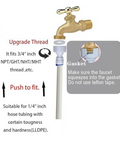 1/4" Quick Connect with 3/4" Female Garden Hose Connector