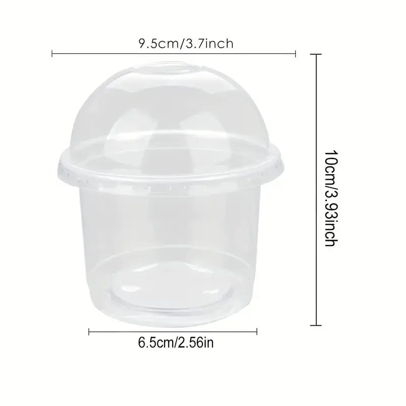 4" Seedling Plant Cup with Propagation Dome | 10 Pack