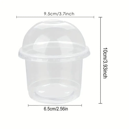 4" Seedling Plant Cup with Propagation Dome | 10 Pack