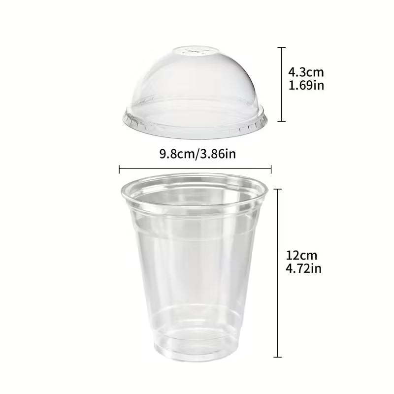 6.5" Seedling Plant Cup with Propagation Dome | 10 Pack