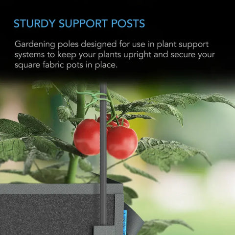 AC Infinity 24-Inch Steel Garden Plant Stakes