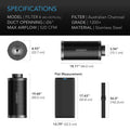 AC Infinity 6-Inch Duct Carbon Filter XL – Australian Charcoal | AC-DCF6-XL