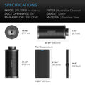 AC Infinity 8-Inch Duct Carbon Filter XL – Australian Charcoal | AC-DCF8-XL