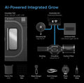 AC Infinity AI Grow Tent System 2x2, 1-Plant Kit | AC-PKB22