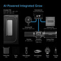 AC Infinity AI Grow Tent System 3x3, 3-Plant Kit | AC-PKB33