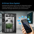 AC Infinity AI Grow Tent System 4x4, 4-Plant Kit | AC-PKB44
