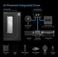 AC Infinity AI Grow Tent System 4x4, 4-Plant Kit | AC-PKB44