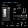 AC Infinity AI Grow Tent System PRO 4x4, 4-Plant Kit | AC-PKC44
