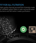 AC Infinity Activated Carbon Refill 1200+ IAV Australian Charcoal, 8lb
