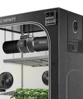AC Infinity Advance Grow Tent System 4' x 4' WIFI APP Control and Full Spectrum EVO6 LED Grow Light | 4-Plant Kit