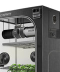 AC Infinity Advance Grow Tent System 5' x 5' WIFI-Integrated Controls and Full Spectrum LM301H EVO LED Grow Light | 6-Plant Kit