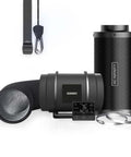 AC Infinity Air Filtration Kit PRO 8", Inline Fan With Smart Controller, Carbon Filter & Ducting Combo
