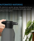 AC Infinity Automatic Water Sprayer, 2-Liter Electric Mister, Graphite