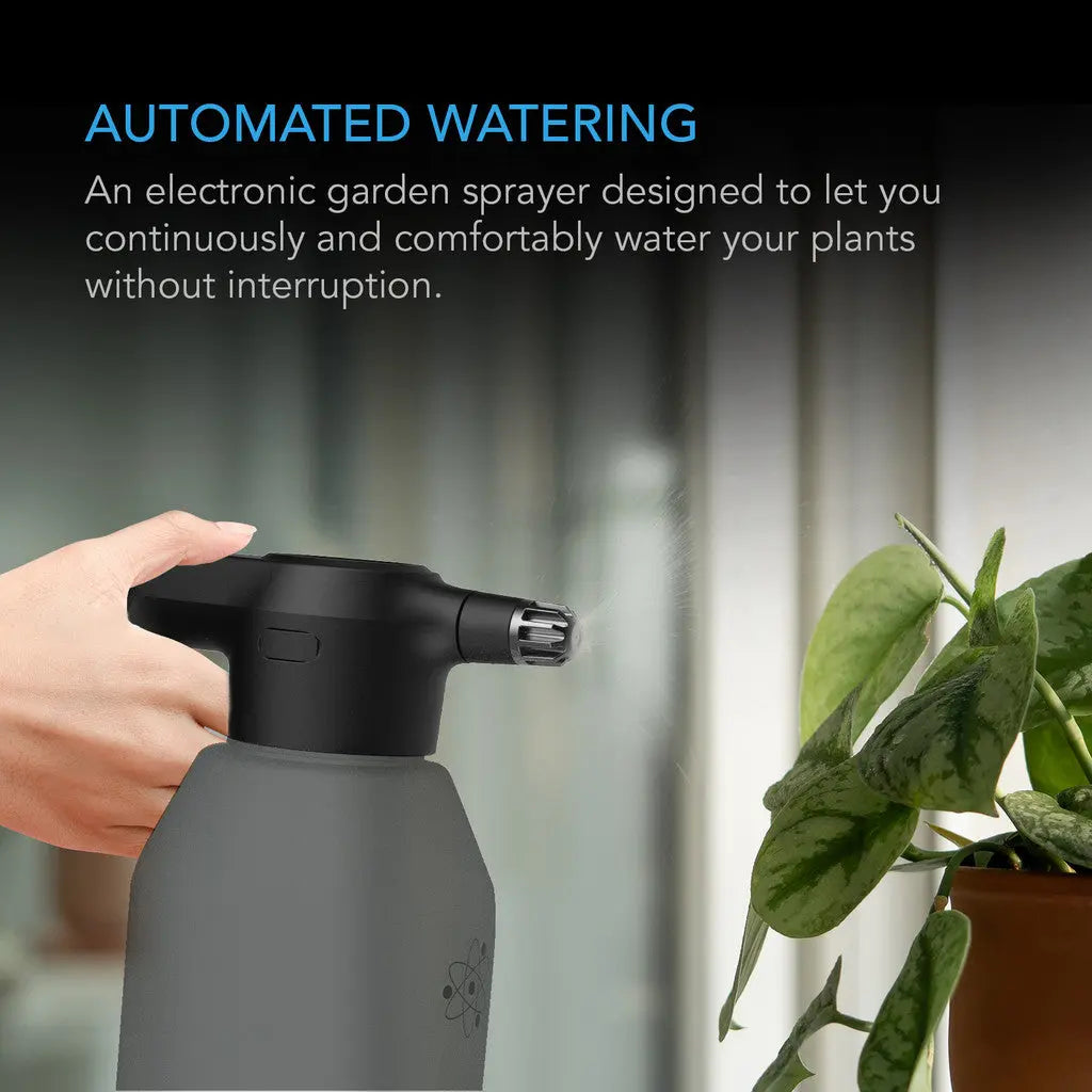AC Infinity Automatic Water Sprayer, 2-Liter Electric Mister, Graphite