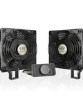 AC Infinity Axial S1238D, Dual Muffin 120V AC Cooling Fan, 120mm x 120mm x 38mm