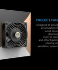 AC Infinity Axial S1238D, Dual Muffin 120V AC Cooling Fan, 120mm x 120mm x 38mm