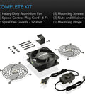 AC Infinity Axial S1238, Muffin 120V AC Cooling Fan, 120mm x 120mm x 38mm