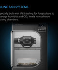 AC Infinity CLOUDLINE H4 Humidity-Proof Inline Fan 4" with Speed Controller