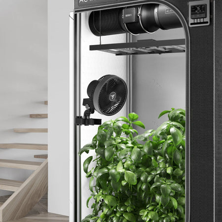 AC Infinity CLOUDRAY S9 GEN 2 Oscillating Grow Tent Clip Fan, 9”
