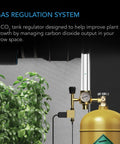 AC Infinity CO2 Regulator, Carbon Dioxide Monitor With Solenoid Valve And Gas Flow Meter