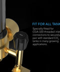 AC Infinity CO2 Regulator, Carbon Dioxide Monitor With Solenoid Valve And Gas Flow Meter