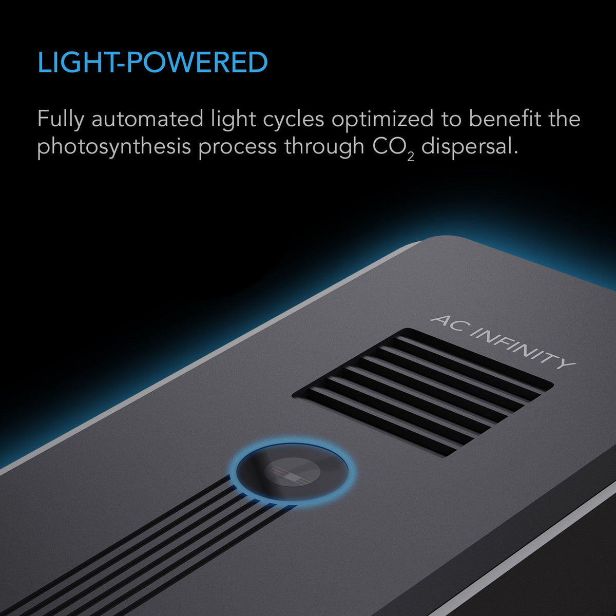 AC Infinity CO2 + Light Sensor for Controller AI+, CO2 Data Tracking, Optimized FAE, Day & Night Scheduling