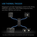 AC Infinity CONTROLLER 1 Pre-Set Thermal Trigger for USB Fans and Devices
