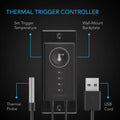 AC Infinity CONTROLLER 1 Pre-Set Thermal Trigger for USB Fans and Devices