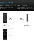 AC Infinity CONTROLLER 1 Pre-Set Thermal Trigger for USB Fans and Devices