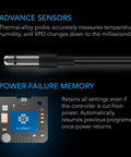AC Infinity CONTROLLER 79 PRO Bluetooth & WIFI 2 Independent Program Environment Controller