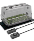 AC Infinity Germination Kit With Seedling Mat and LED Grow Light Bars, 6x12 Cell Tray