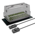 AC Infinity Germination Kit With Seedling Mat and LED Grow Light Bars, 6x12 Cell Tray