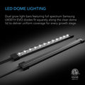 AC Infinity Germination Kit With Seedling Mat and LED Grow Light Bars, 6x12 Cell Tray