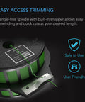 AC Infinity Green Twist Ties w/ Built-In Cutter, 100M