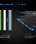 AC Infinity Grow Tent CLOUDLAB 722, 24"x24"x72"